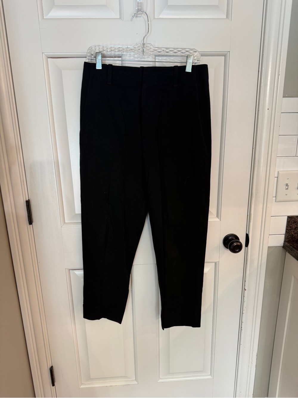 Vince Black Slim Ankle Pants Size 6 Stretch Career Office Trousers 25401 - Picture 2 of 15